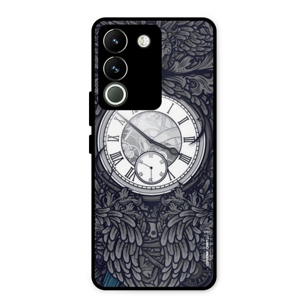 Artsy Wall Clock Metal Back Case for Vivo Y200