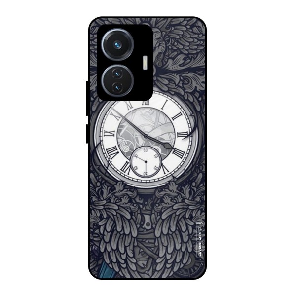 Artsy Wall Clock Metal Back Case for iQOO Z6 44W