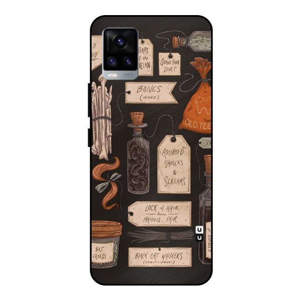 Asorted Shreks Metal Back Case for Vivo V20