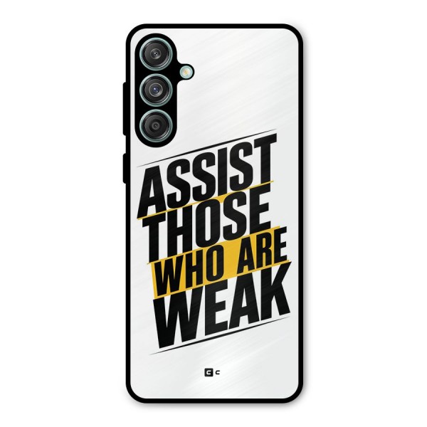 Assist Weak Metal Back Case for Galaxy M55 5G