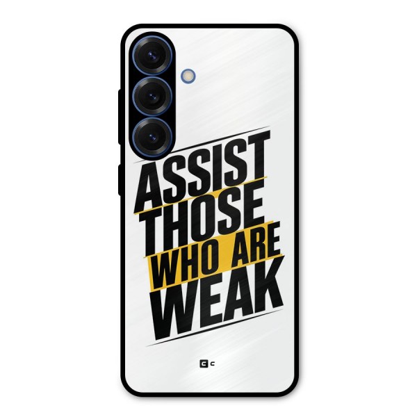 Assist Weak Metal Back Case for Galaxy S25