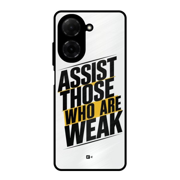 Assist Weak Metal Back Case for Poco C71