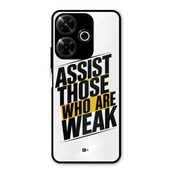 Assist Weak Metal Back Case for Redmi 13 5G