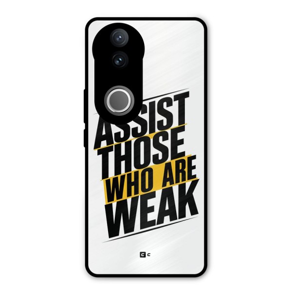 Assist Weak Metal Back Case for Vivo V50e