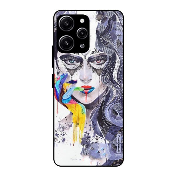 Astonishing Artwork Glass Back Case for Redmi 12 4G