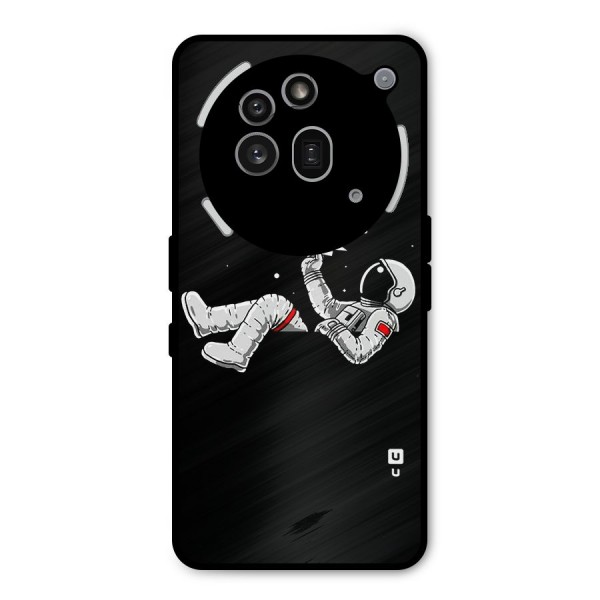 Astronaut Aeroplane Metal Back Case for Nothing Phone 3a Pro
