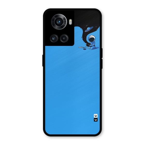 Astronaut Creativity Paint Sky Metal Back Case for OnePlus 10R