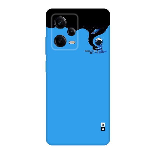 Astronaut Creativity Paint Sky Original Polycarbonate Back Case for Redmi Note 12 Pro