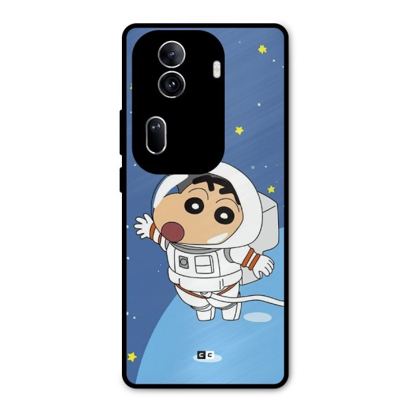 Astronaut Shinchan Metal Back Case for Oppo Reno11 Pro 5G