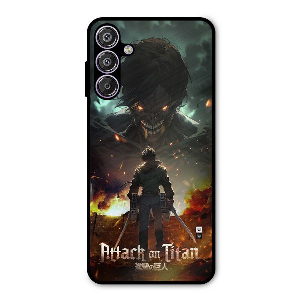 Atack On Titan Metal Back Case for Galaxy F15