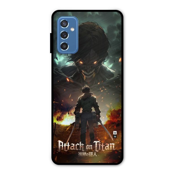 Atack On Titan Metal Back Case for Galaxy M52 5G