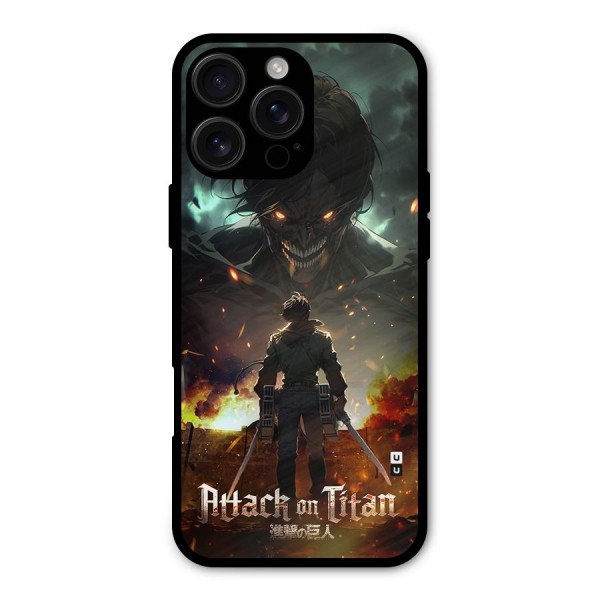 Atack On Titan Metal Back Case for iPhone 16 Pro Max