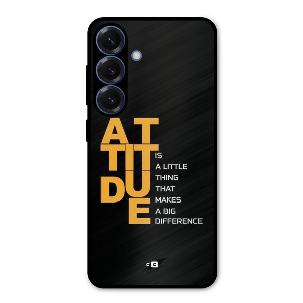 Attitude Difference Metal Back Case for Galaxy S25