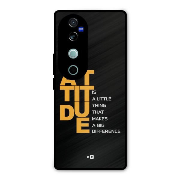 Attitude Difference Metal Back Case for Vivo V40 Pro