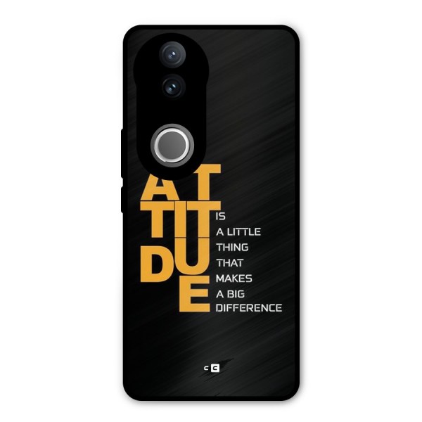 Attitude Difference Metal Back Case for Vivo V50e