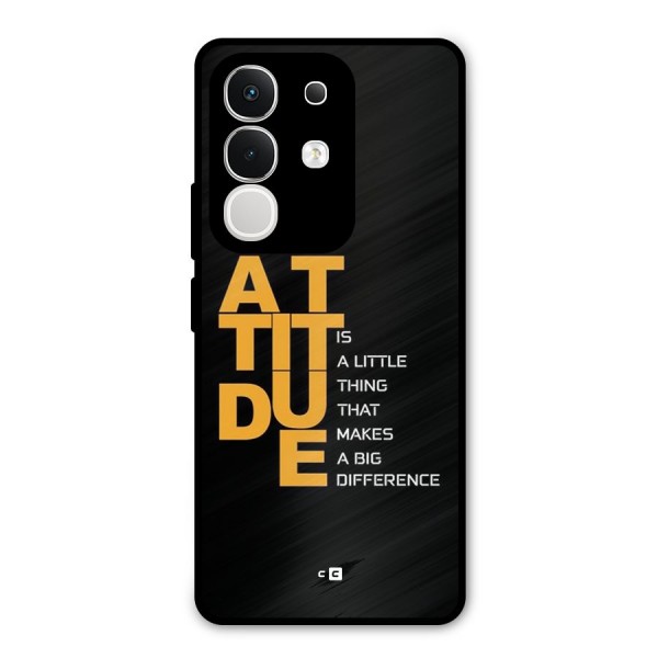 Attitude Difference Metal Back Case for iQOO Z10x