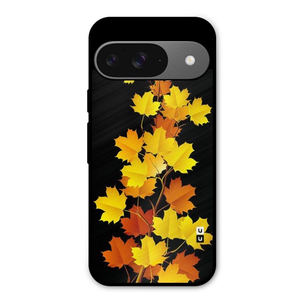 Autumn Forest Leaves Metal Back Case for Google Pixel 9