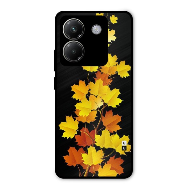 Autumn Forest Leaves Metal Back Case for Poco M7 Pro 5G