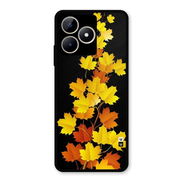 Autumn Forest Leaves Metal Back Case for Realme C53