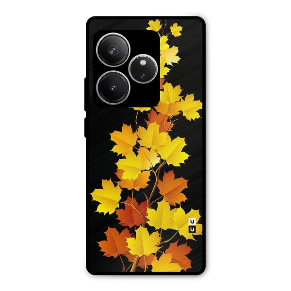 Autumn Forest Leaves Metal Back Case for Realme GT 6