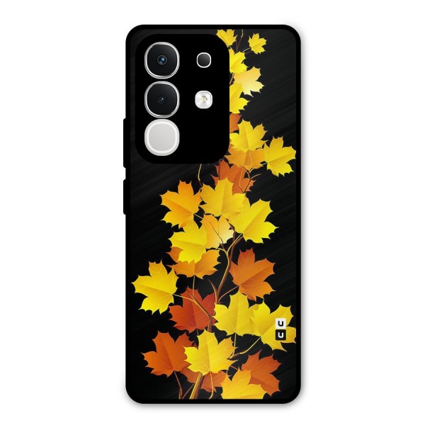 Autumn Forest Leaves Metal Back Case for iQOO Z10x