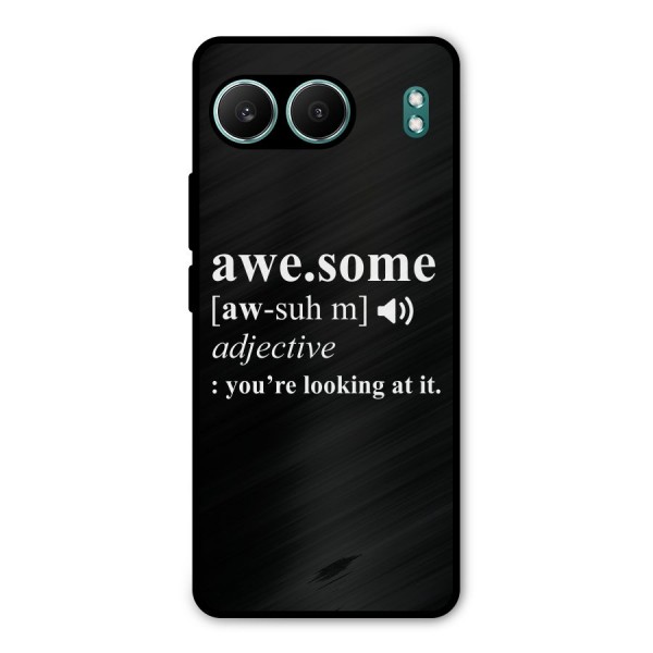 Awesome Looking at it Metal Back Case for OnePlus Nord 4