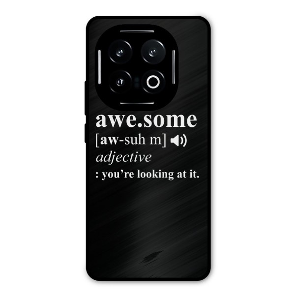 Awesome Looking at it Metal Back Case for iQOO 13
