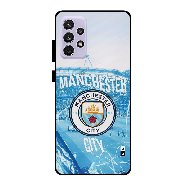 Awesome Manchester Metal Back Case for Galaxy A72