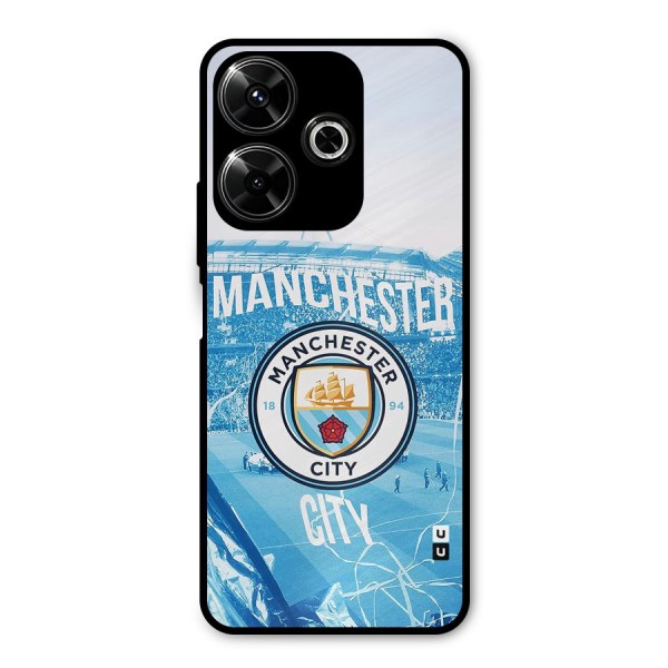 Awesome Manchester Metal Back Case for Poco M6 Plus