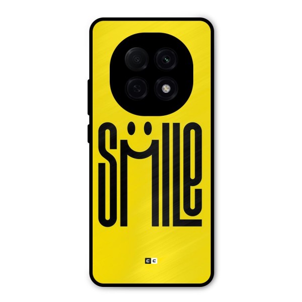 Awesome Smile Metal Back Case for Oppo F29 Pro