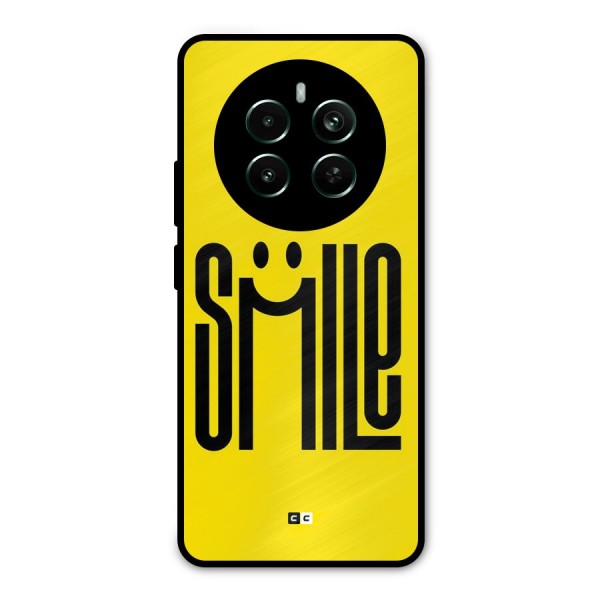 Awesome Smile Metal Back Case for Realme Narzo 70 Pro