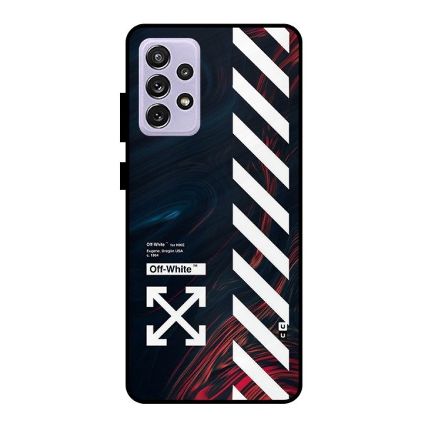 Awesome Stripes Metal Back Case for Galaxy A72
