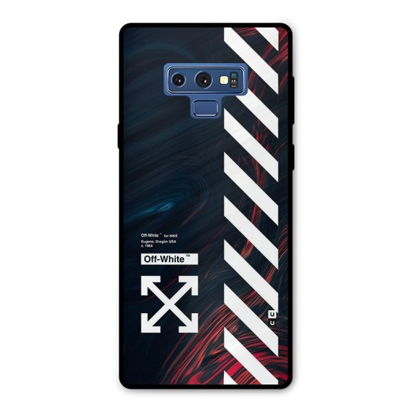 Awesome Stripes Metal Back Case for Galaxy Note 9