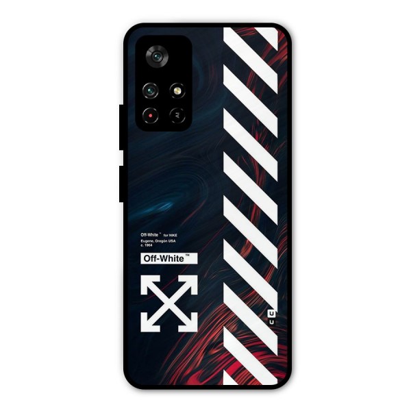 Awesome Stripes Metal Back Case for Poco M4 Pro 5G