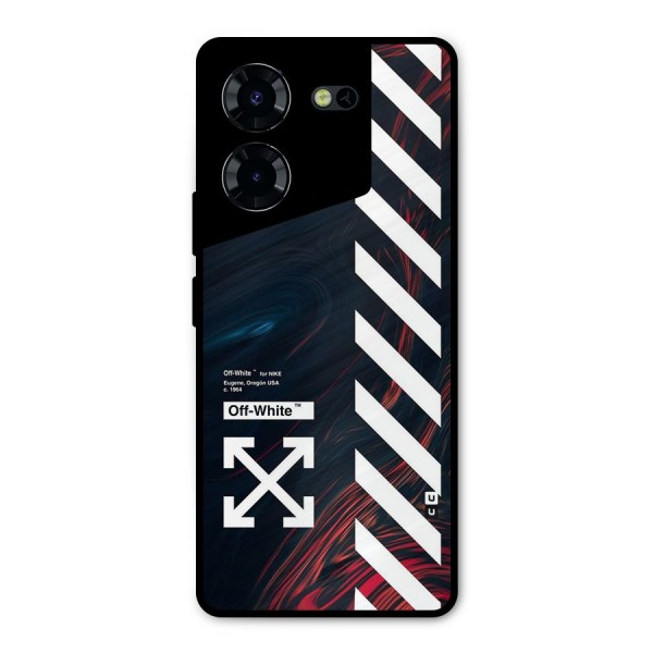 Awesome Stripes Metal Back Case for Tecno Pova 5 Pro 5G