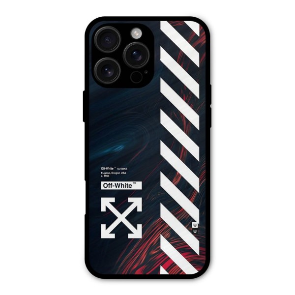Awesome Stripes Metal Back Case for iPhone 16 Pro Max