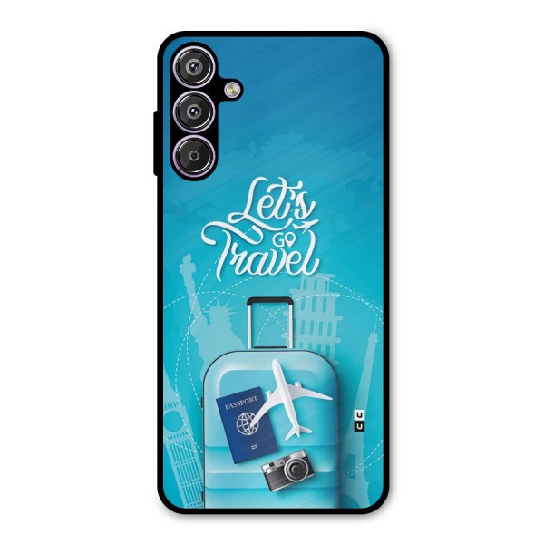 Awesome Travel Bag Metal Back Case for Galaxy F15