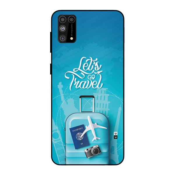 Awesome Travel Bag Metal Back Case for Galaxy F41