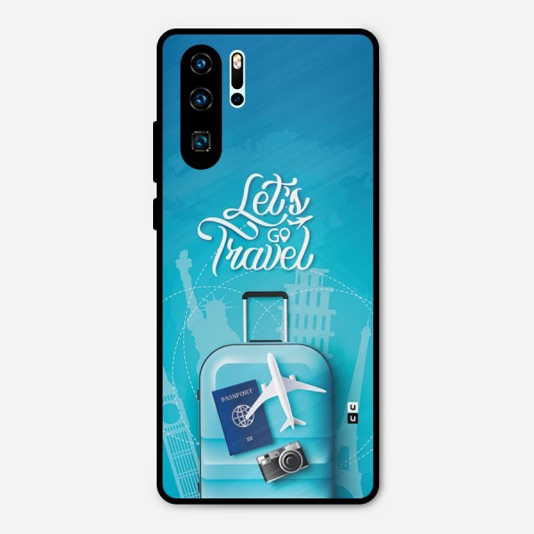 Awesome Travel Bag Metal Back Case for Huawei P30 Pro