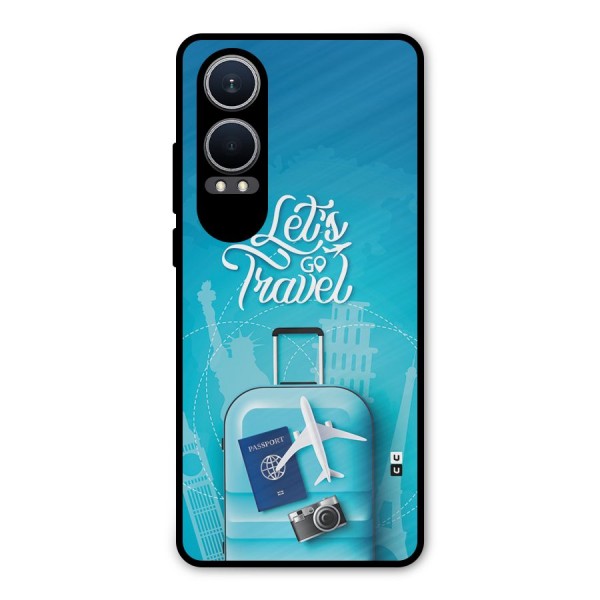 Awesome Travel Bag Metal Back Case for OnePlus Nord CE4 Lite