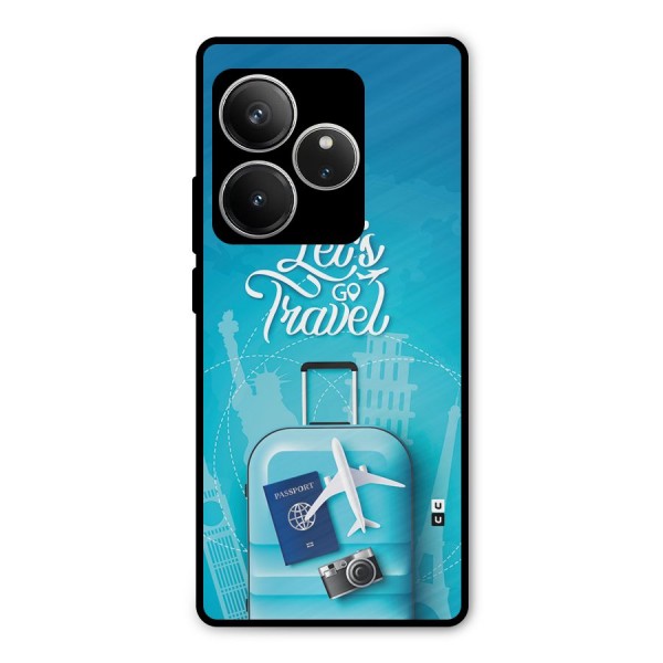 Awesome Travel Bag Metal Back Case for Realme GT 6