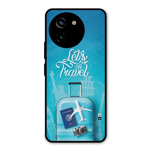 Awesome Travel Bag Metal Back Case for Vivo T3x