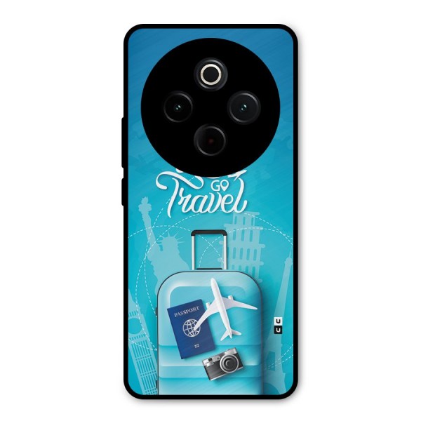 Awesome Travel Bag Metal Back Case for Vivo T4