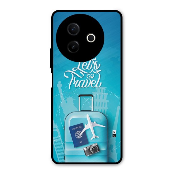 Awesome Travel Bag Metal Back Case for Vivo Y39