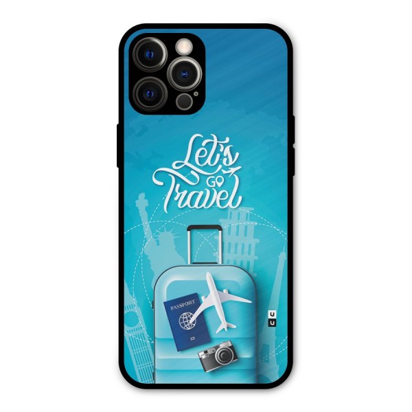 Awesome Travel Bag Metal Back Case for iPhone 12 Pro Max