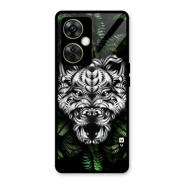 Aztec Art Tiger Glass Back Case for OnePlus Nord CE 3 Lite