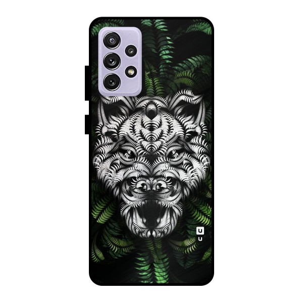 Aztec Art Tiger Metal Back Case for Galaxy A72