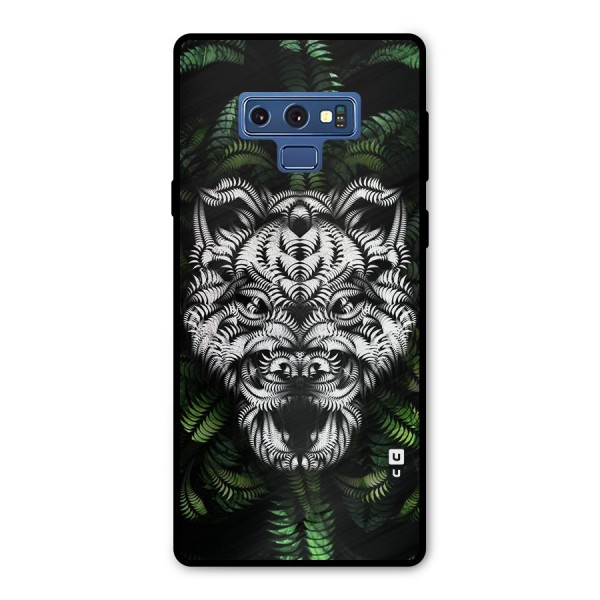 Aztec Art Tiger Metal Back Case for Galaxy Note 9