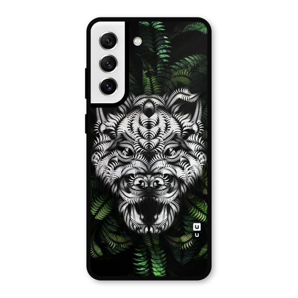 Aztec Art Tiger Metal Back Case for Galaxy S21 FE 5G