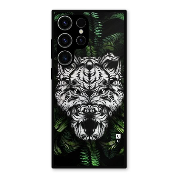 Aztec Art Tiger Metal Back Case for Galaxy S23 Ultra
